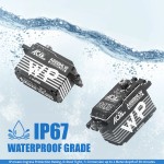 Original AGFRC Waterproof A66BHLW 33KG High Torque Metal Gears Low Profile Brushless for 1/10 RC Car